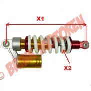 Pitbike/dirtbike 4 takt - Pitbike Dirtbike schokbreker met pot 280 mm  - 2181 (B-1-2-2))